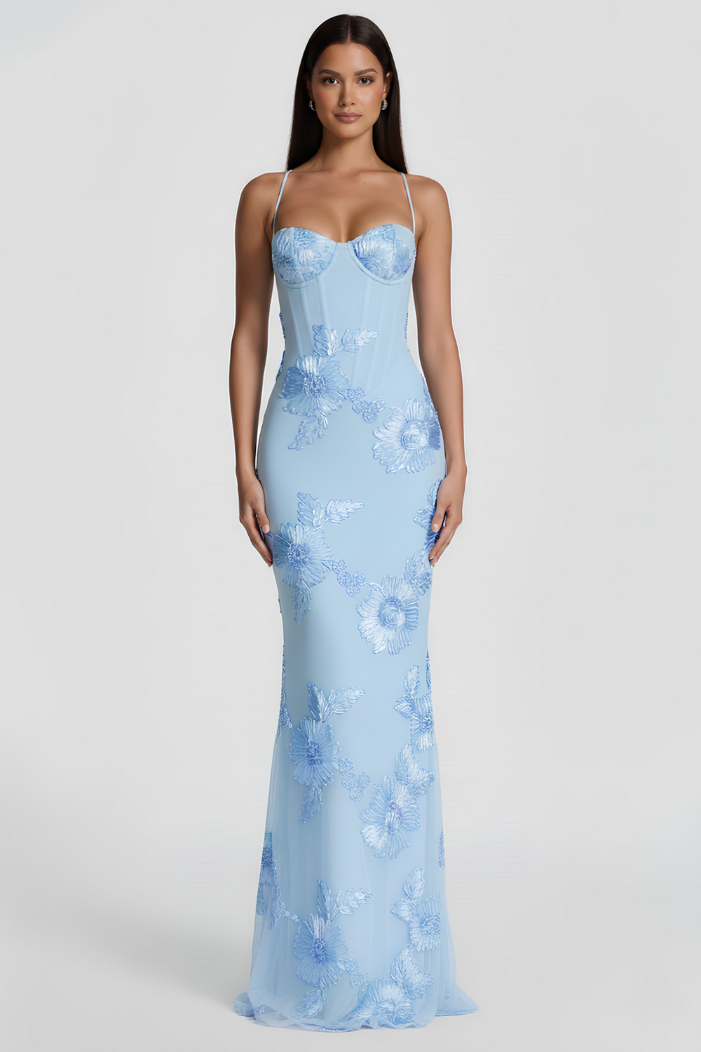 Langes Kleid Bustier Viena