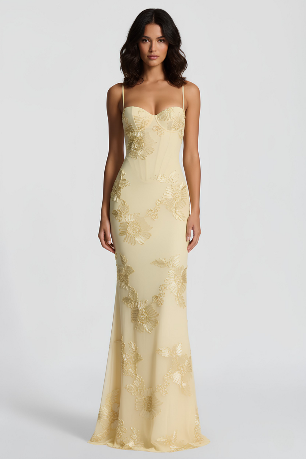 Langes Kleid Bustier Viena