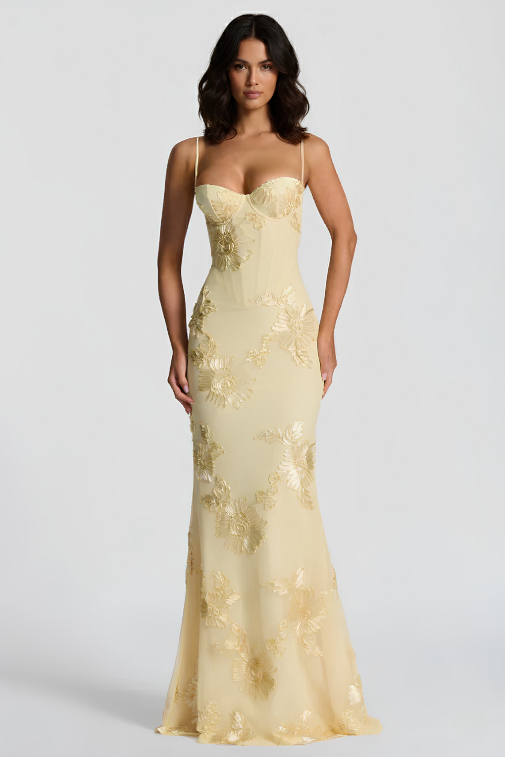 Langes Kleid Bustier Viena