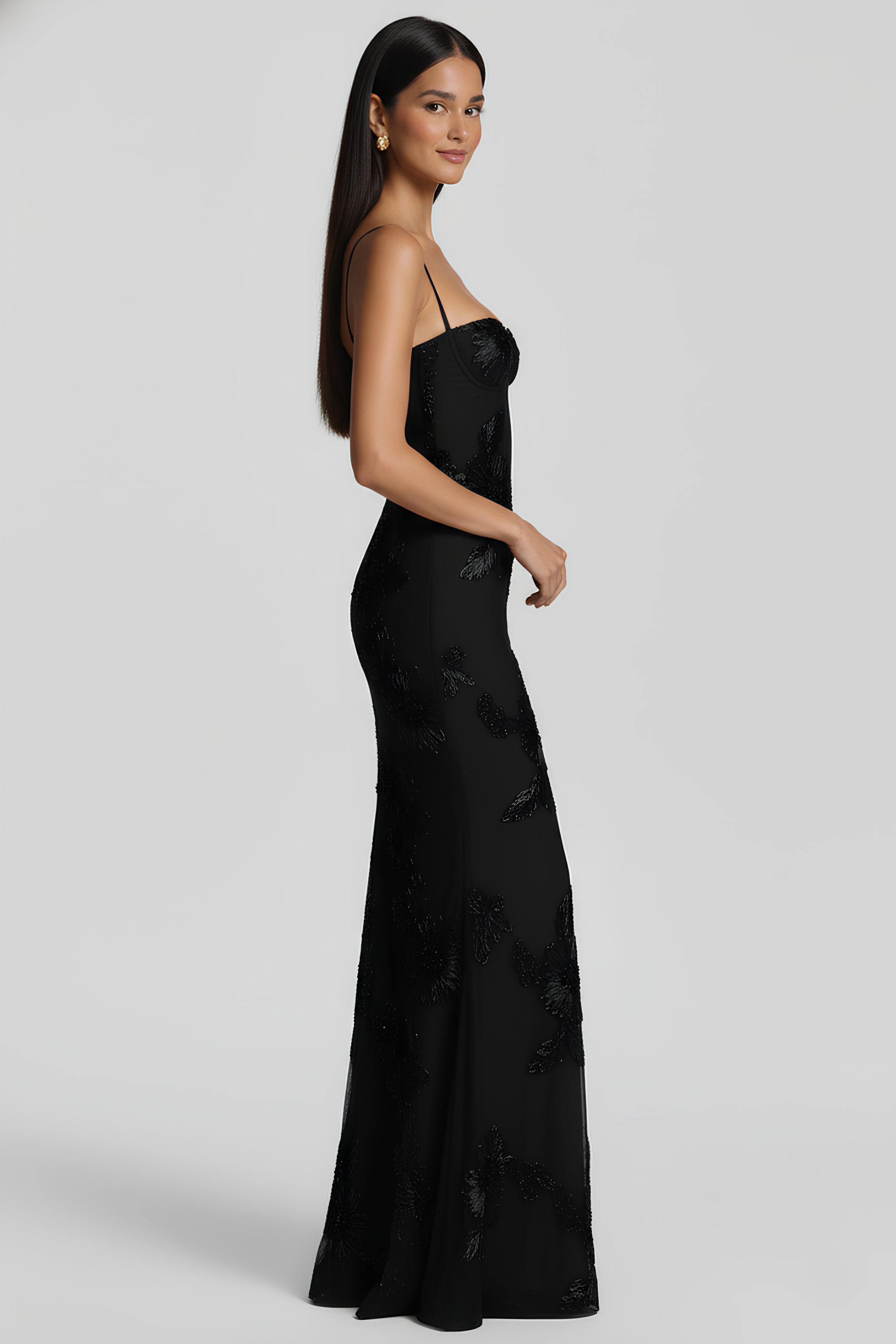 Langes Kleid Bustier Viena