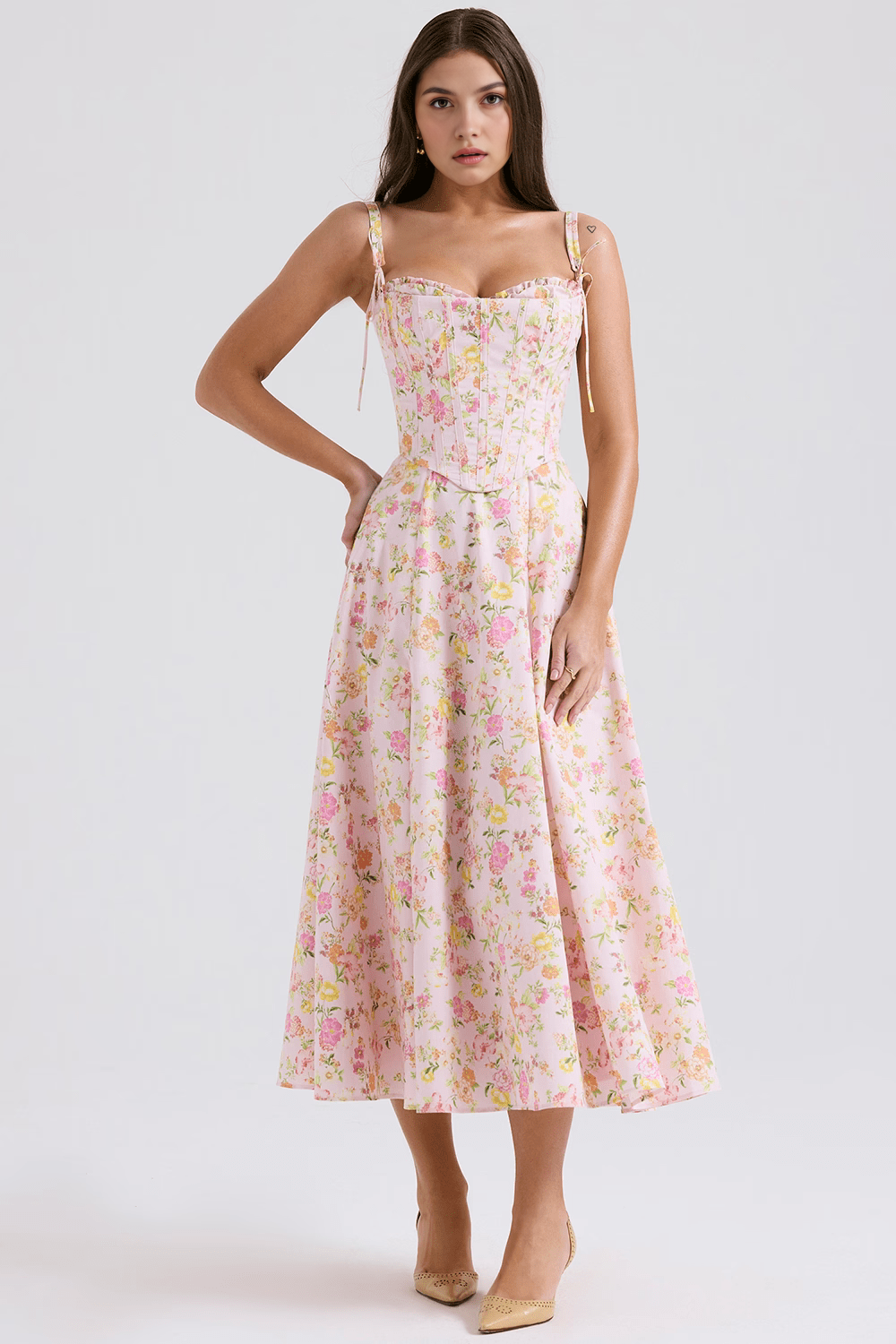 Midikleid Louise + Korsett Abnehmbar