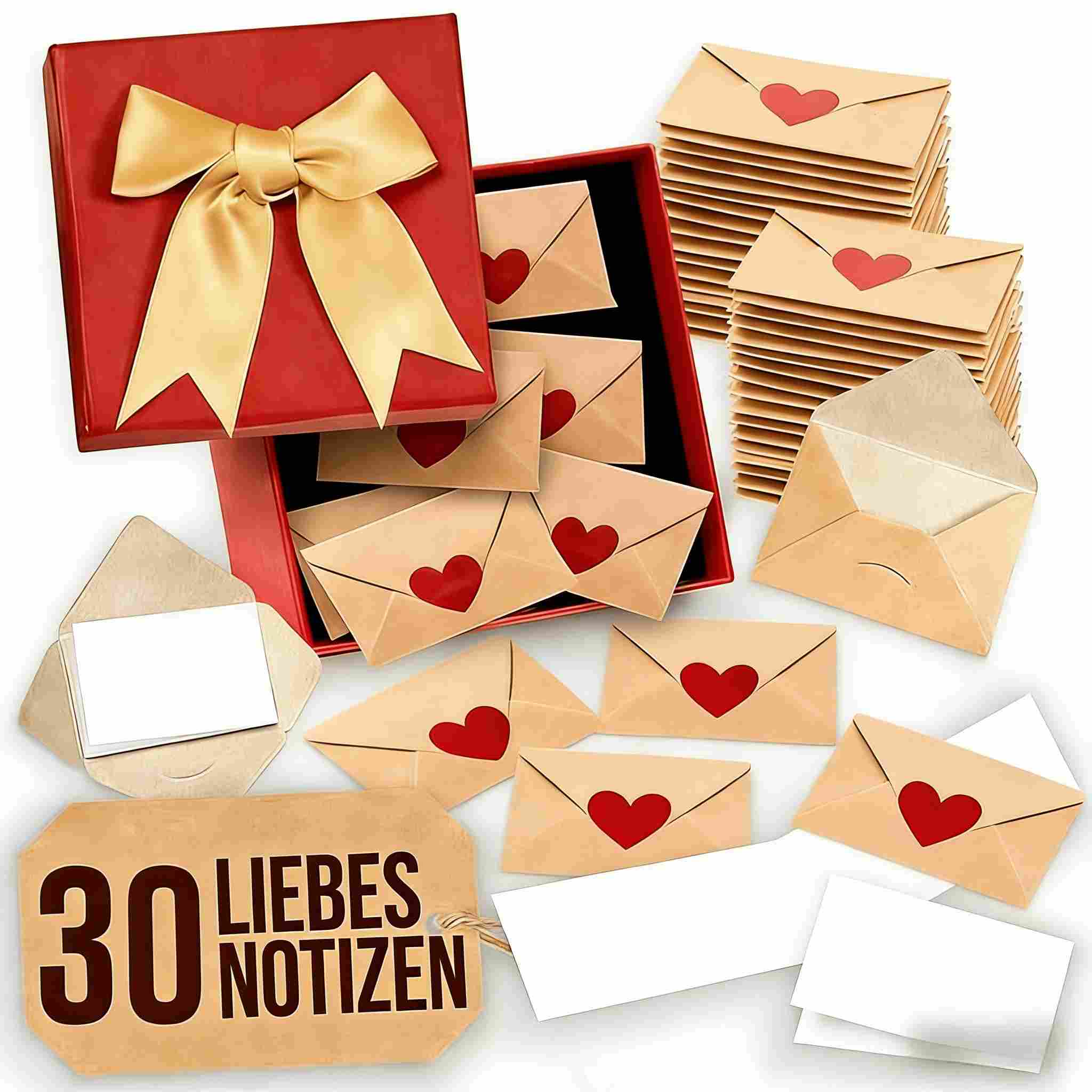 DIY Liebesbotschaften-Box – Mini-Karten & Umschläge für besondere Momente