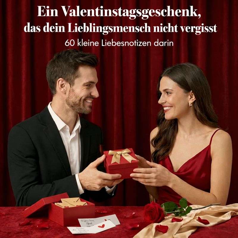 DIY Liebesbotschaften-Box – Mini-Karten & Umschläge für besondere Momente