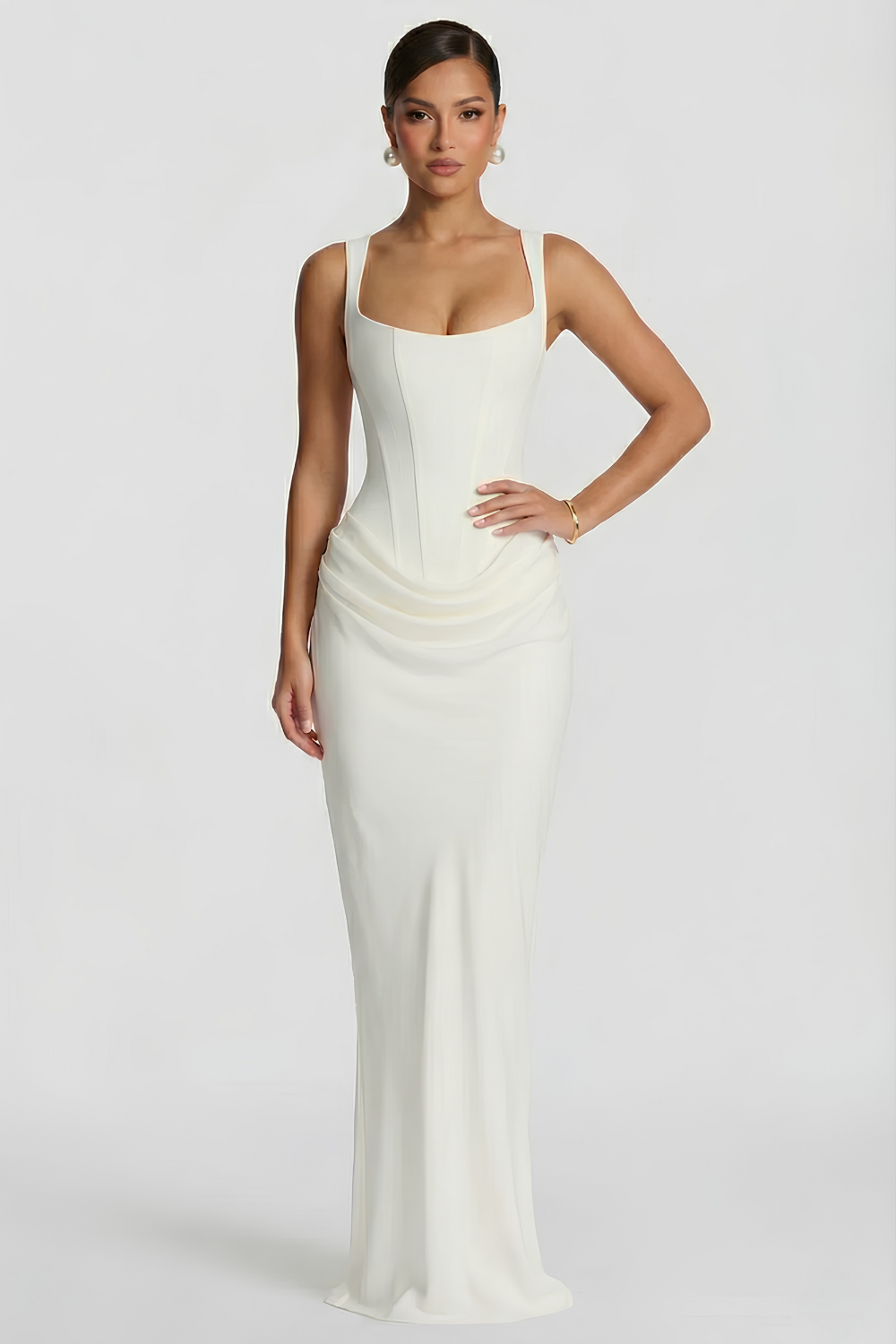 Langes Kleid Bustier Laura