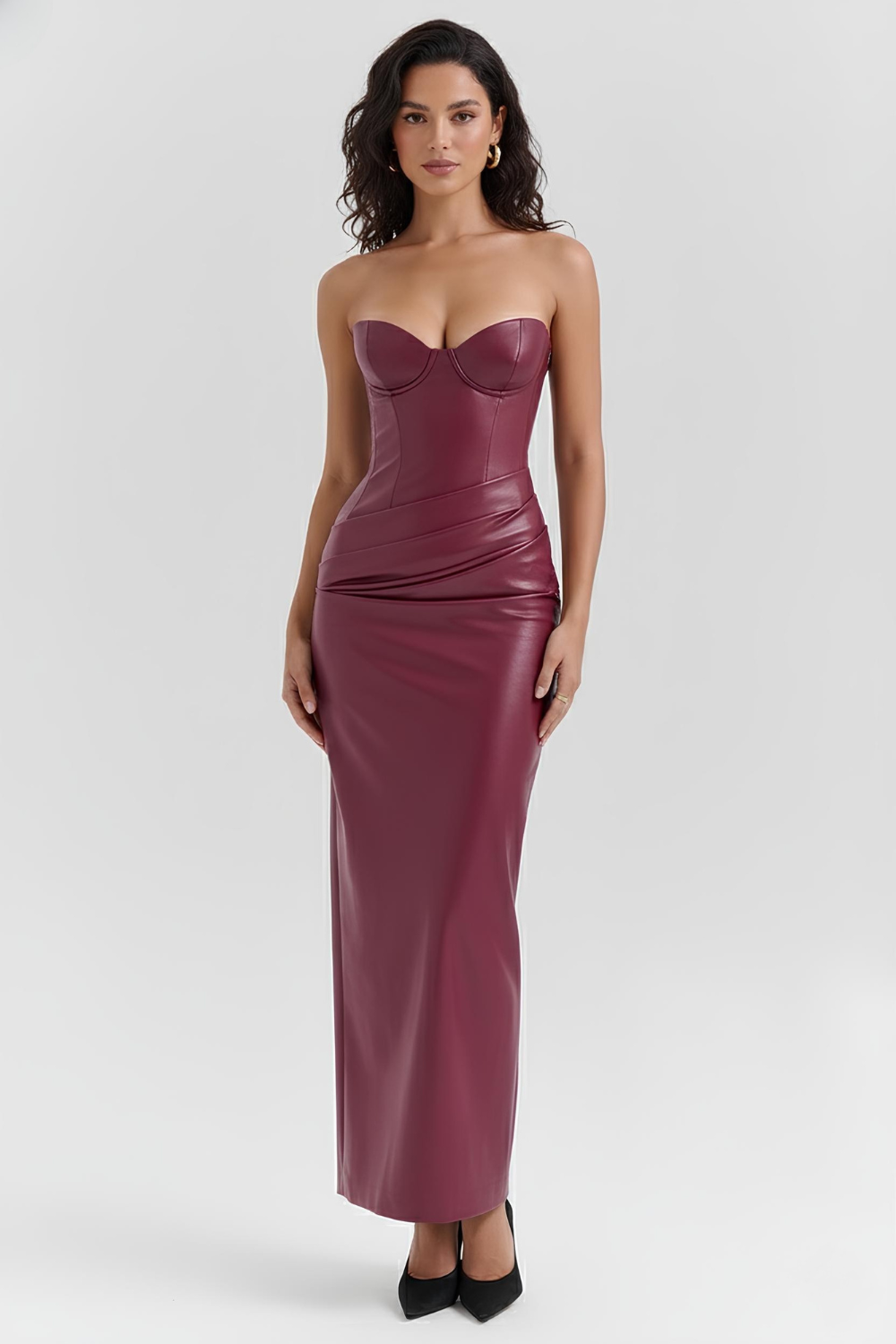 Langes Kleid Bustier Iris