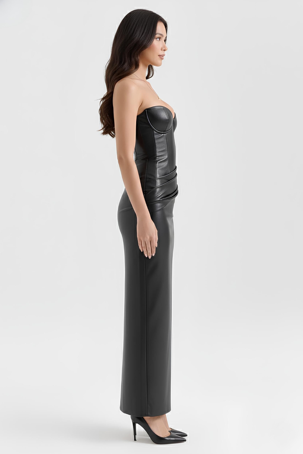 Langes Kleid Bustier Iris