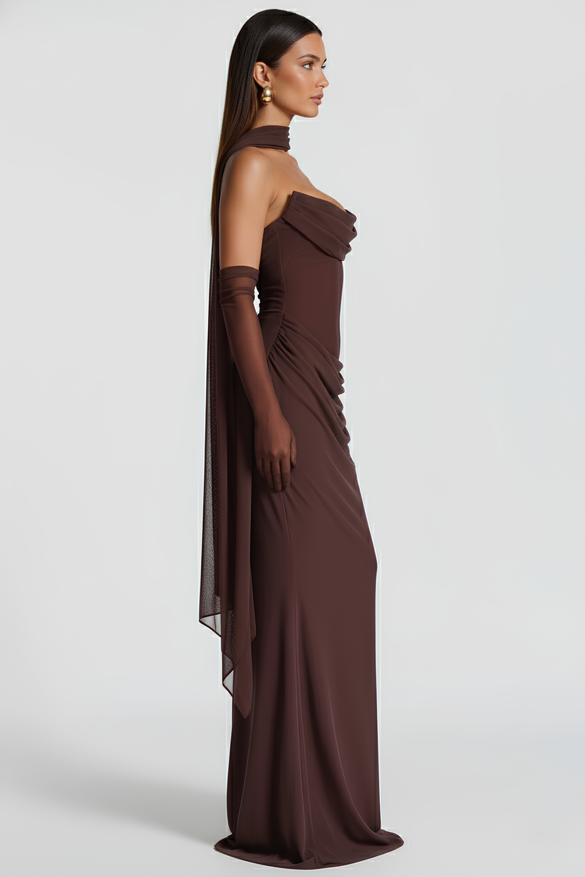 Langes Kleid Bustier Alessia