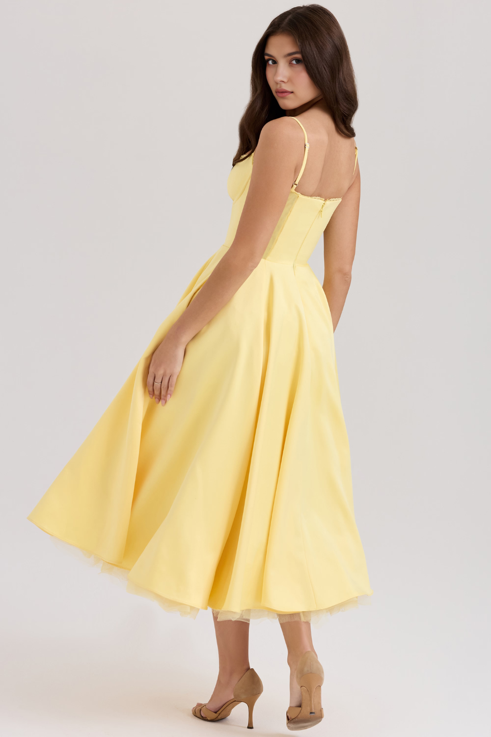 Midikleid Cloe - Doppellagig.