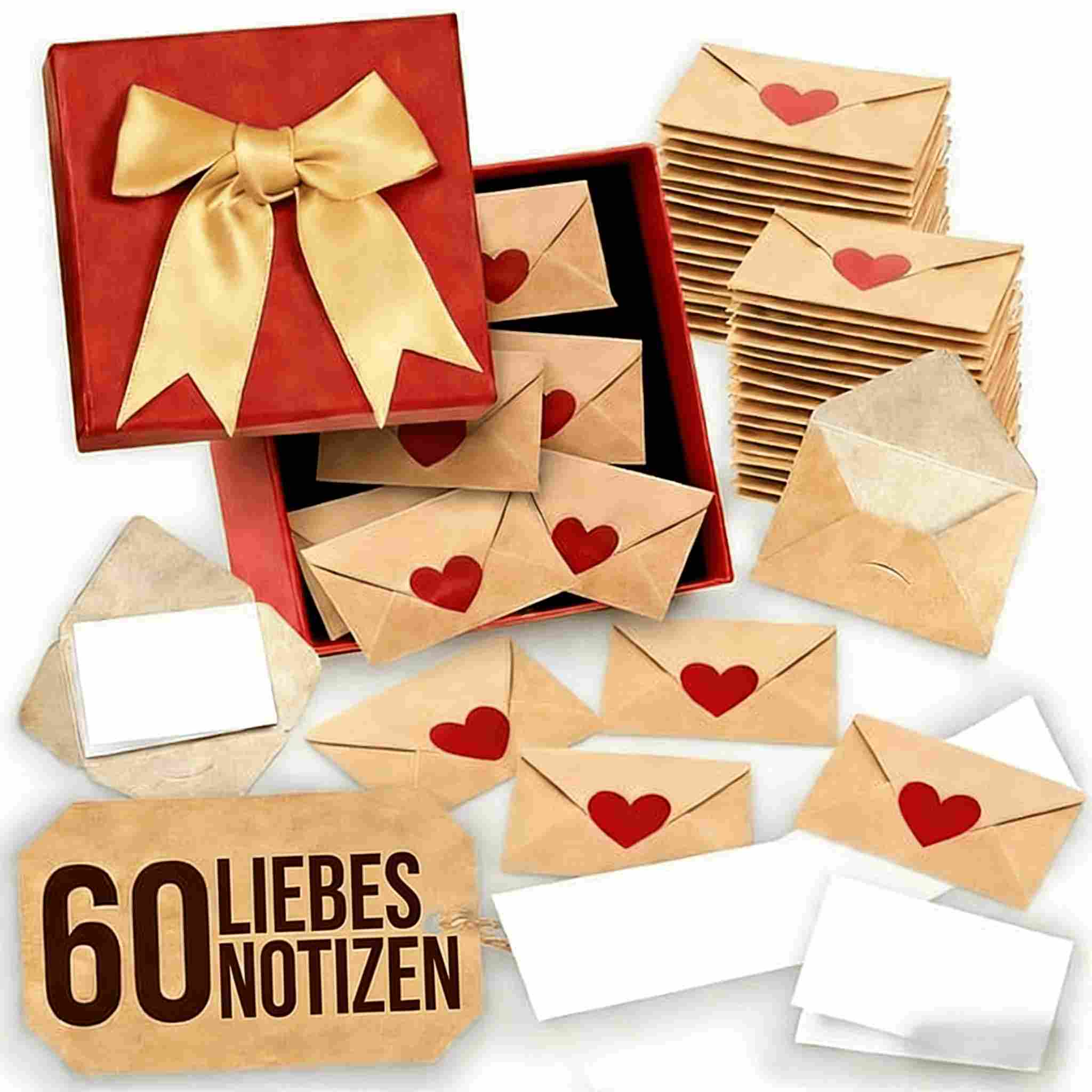 DIY Liebesbotschaften-Box – Mini-Karten & Umschläge für besondere Momente