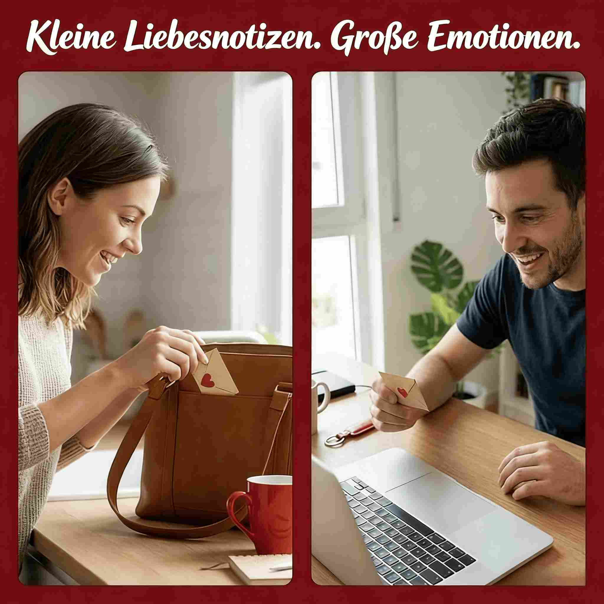 DIY Liebesbotschaften-Box – Mini-Karten & Umschläge für besondere Momente