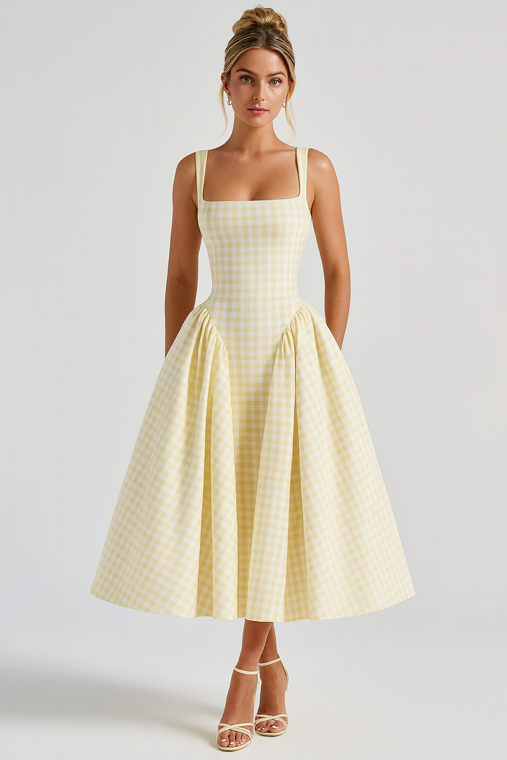 Kleid Bustier Xadrez
